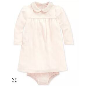 Ralph Lauren Baby Velor Pink Dress